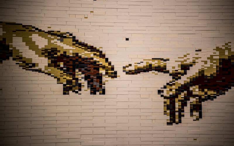 The Creation of Adam (the hands)